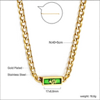 The Verdant Serpent Necklace