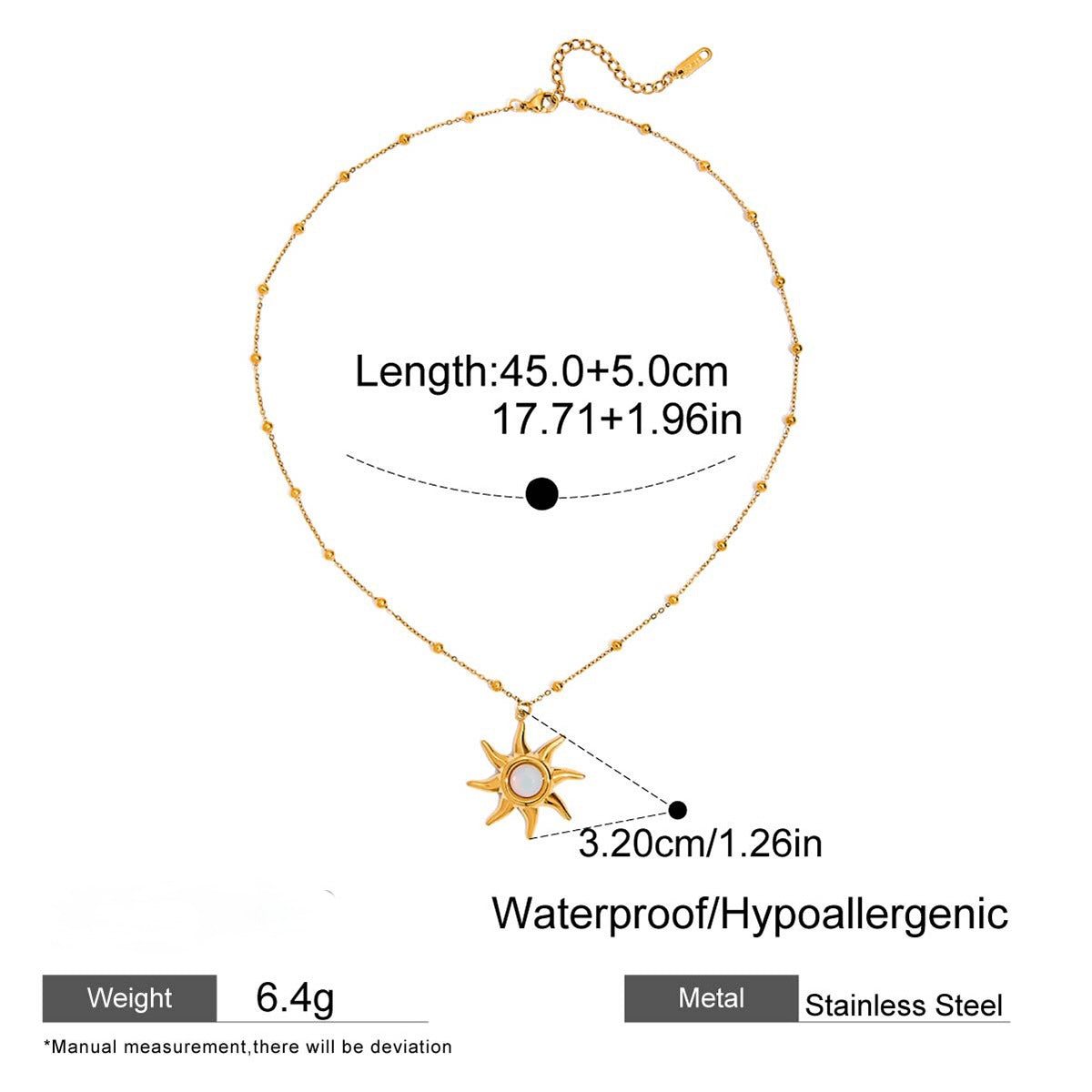 The Celestial Ray Pendant Necklace