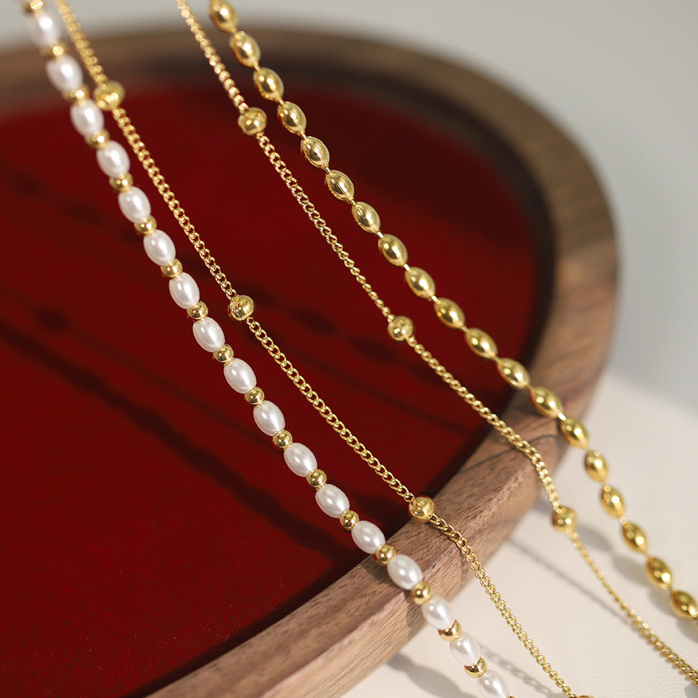 The Pearl Meridian Layered Necklace