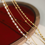 The Pearl Meridian Layered Necklace