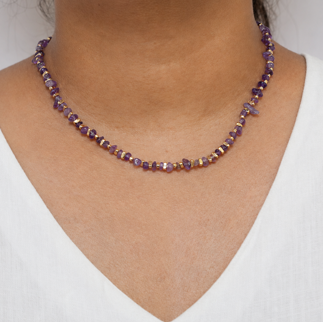The Violet Terra Stone Necklace