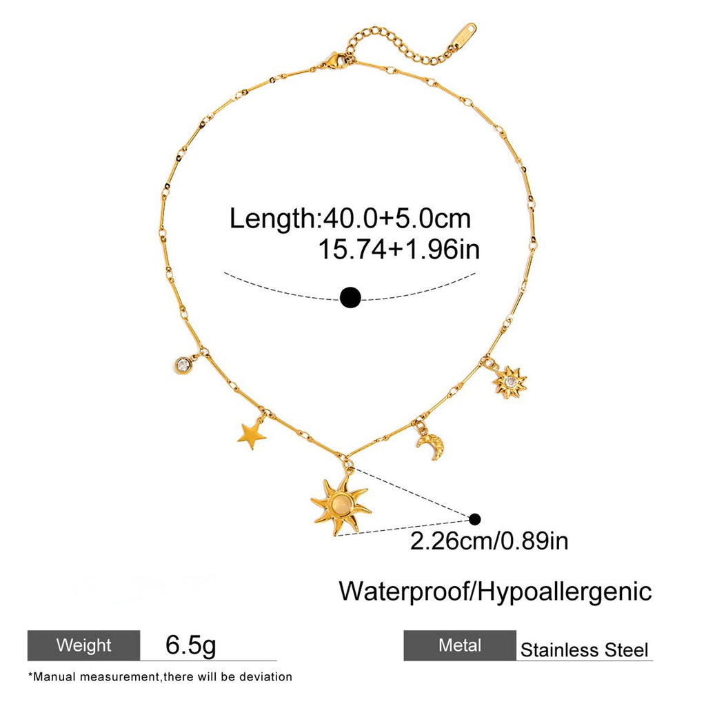 The Cosmic Horizon Charm Necklace