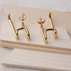 The Linear Pavé Jacket Studs