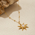 The Celestial Ray Pendant Necklace