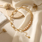 The Heart-Drop Asymmetrical Necklace