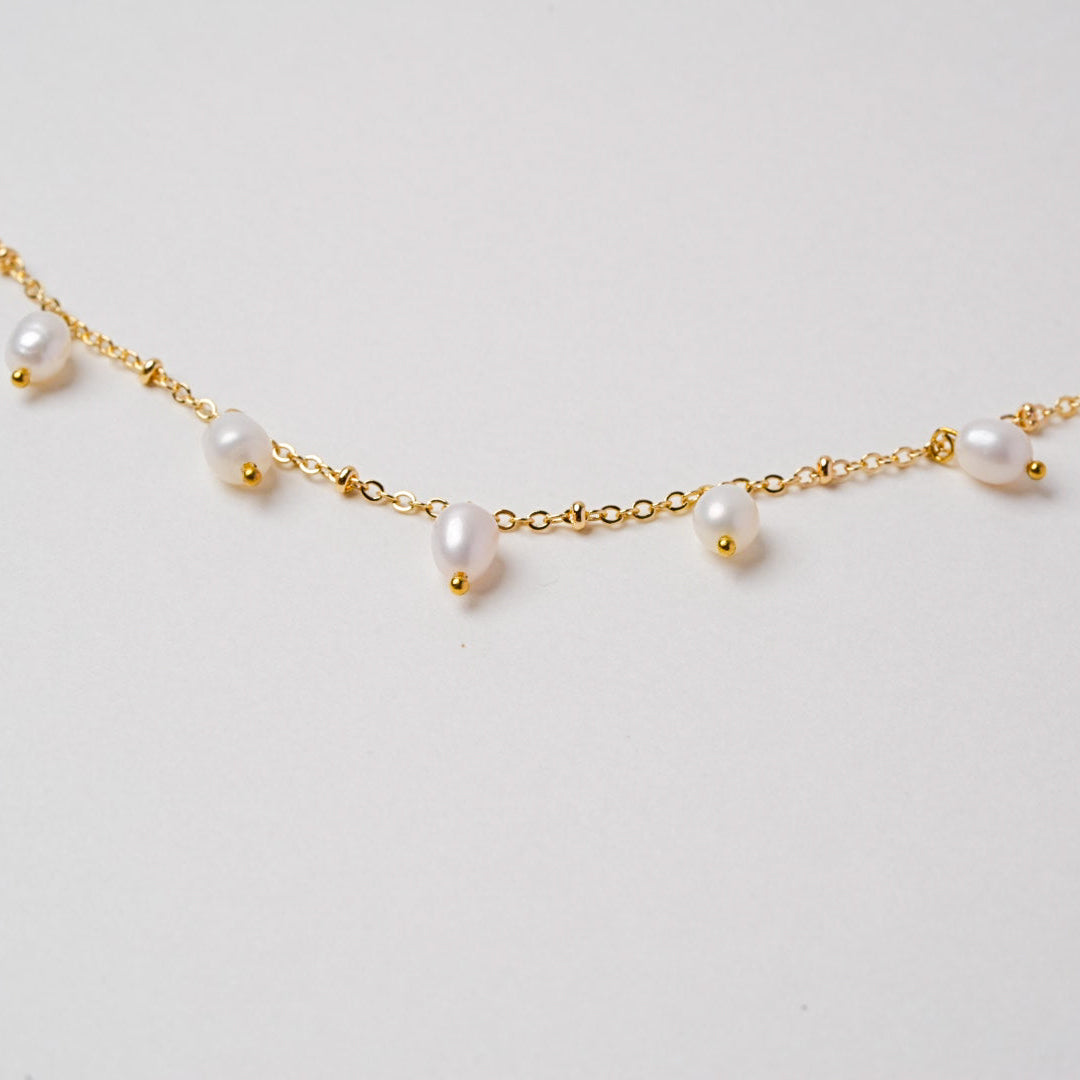 The Ondine Pearl Droplet Necklace