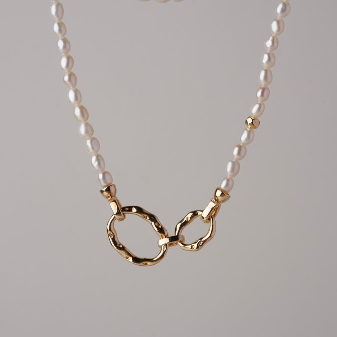 The Freshwater Pearl Link Necklace