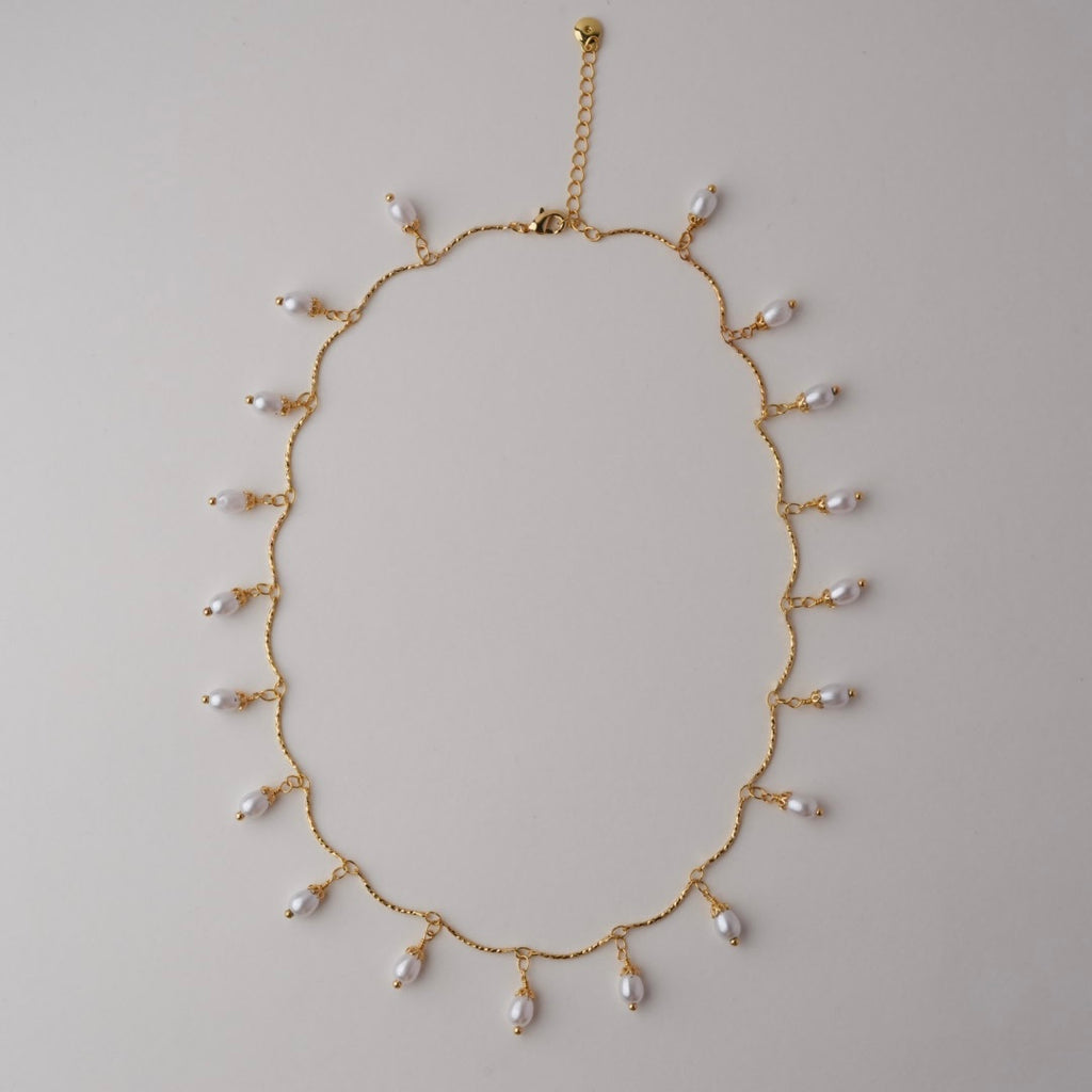 The Colette Pearl Fringe Necklace