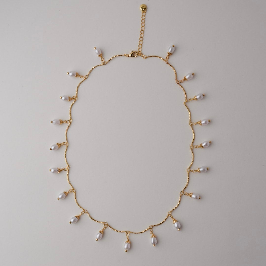 The Colette Pearl Fringe Necklace