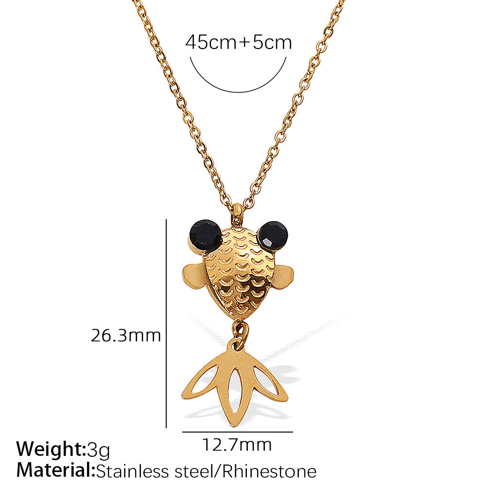The Fortuna Koi Charm Necklace