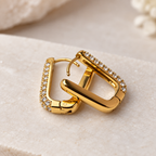The Pavé Bar Hoops