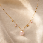 The Stella Rose Natural Stone Necklace