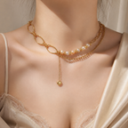 The Heart-Drop Asymmetrical Necklace
