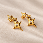 The Astra Four-Point Star Studs