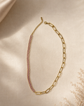 The Rose Asymmetrical Link Necklace