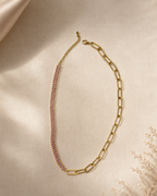 The Rose Asymmetrical Link Necklace