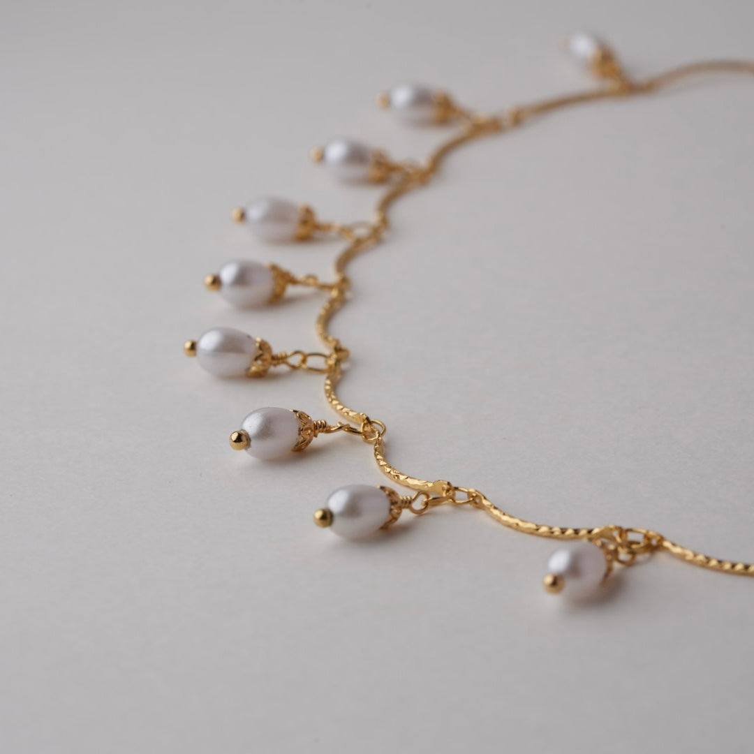 The Colette Pearl Fringe Necklace