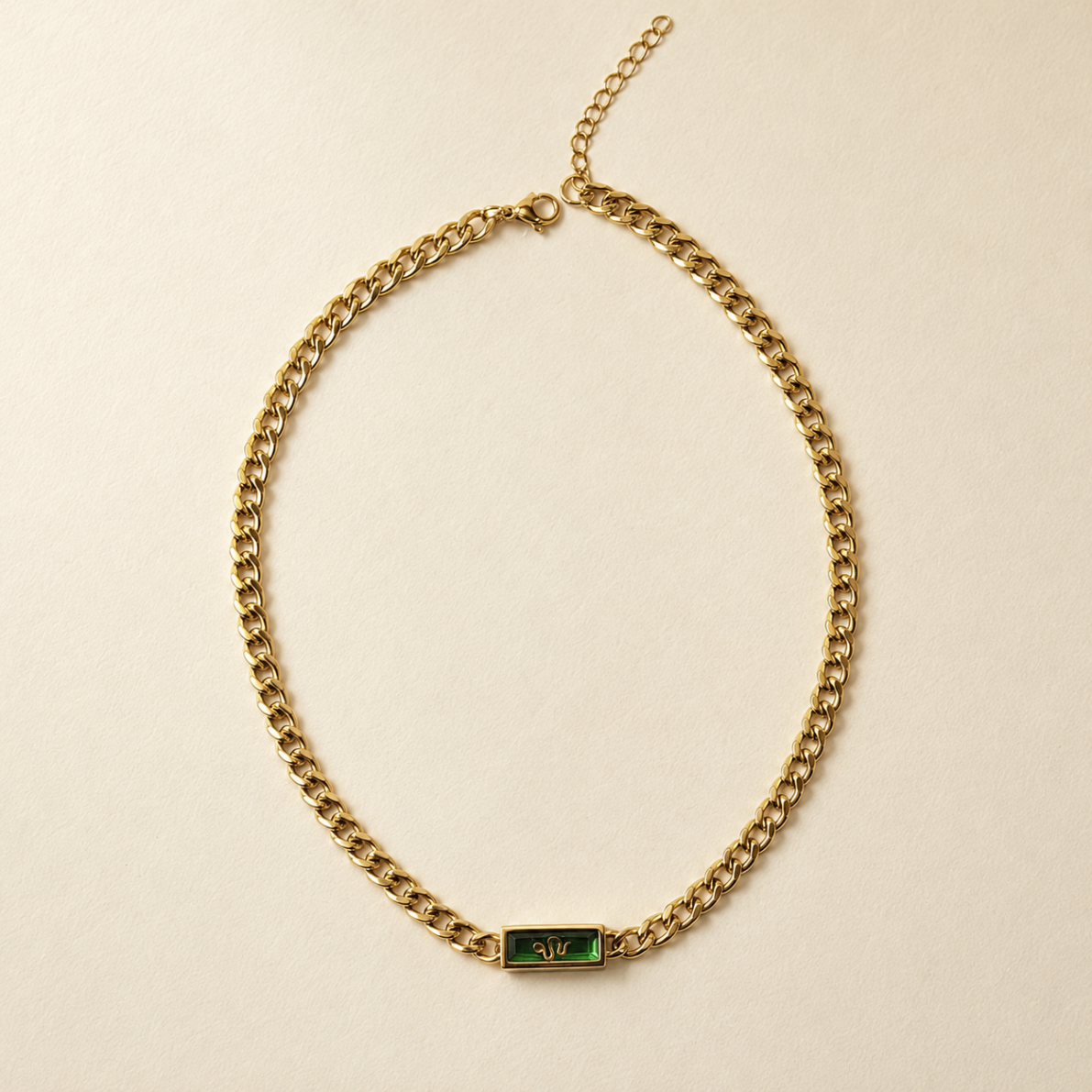 The Verdant Serpent Necklace