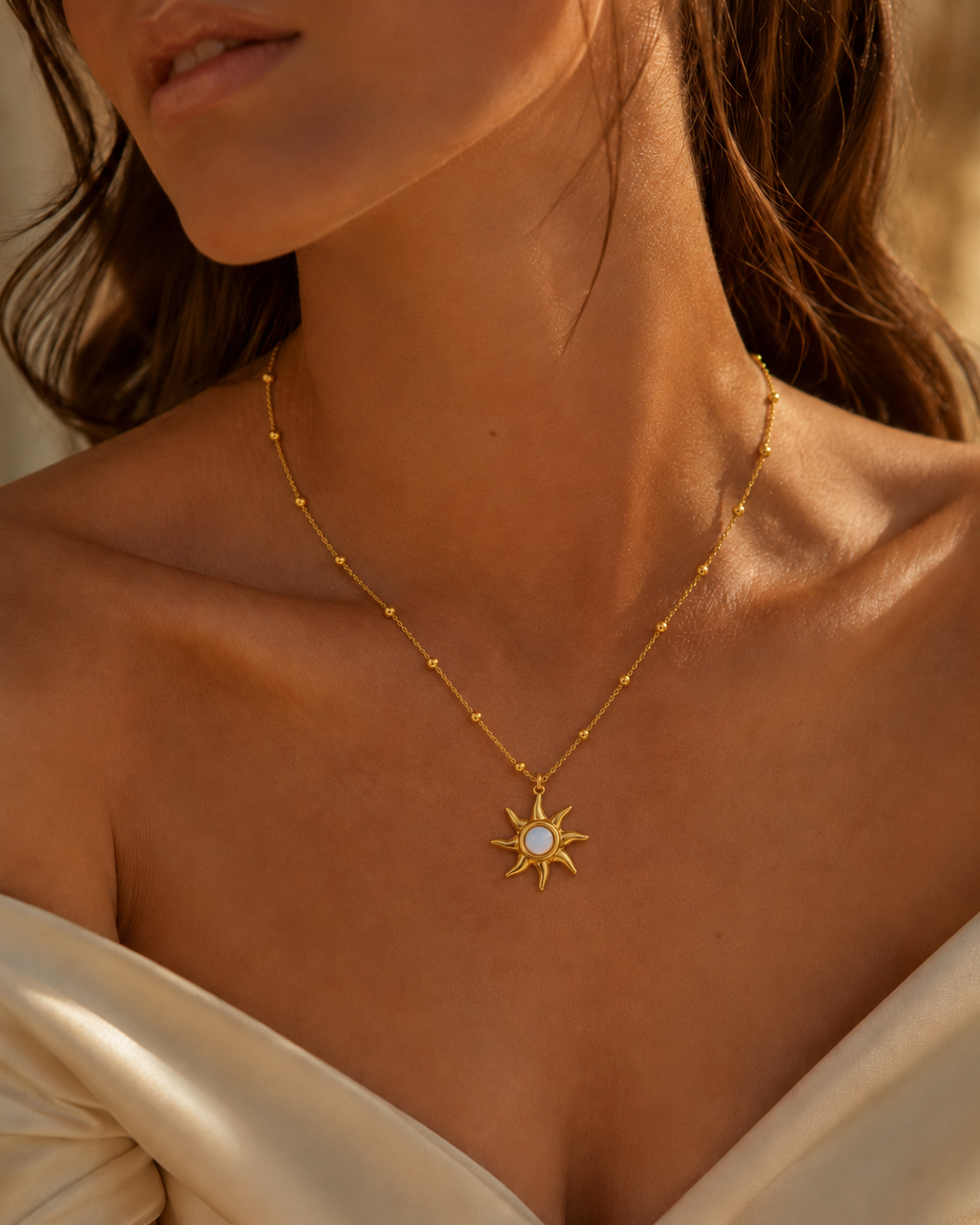 The Celestial Ray Pendant Necklace