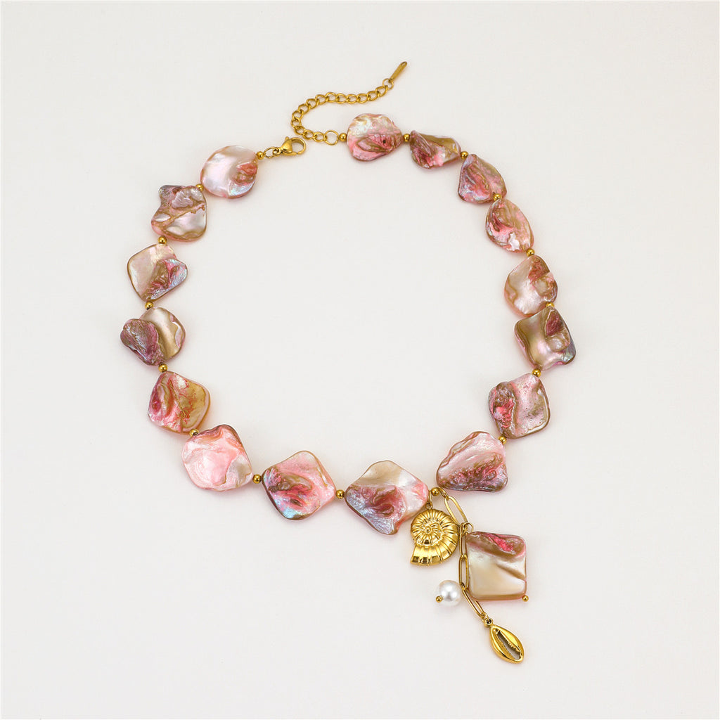 The Atlantis Shell & Pearl Medley Necklace