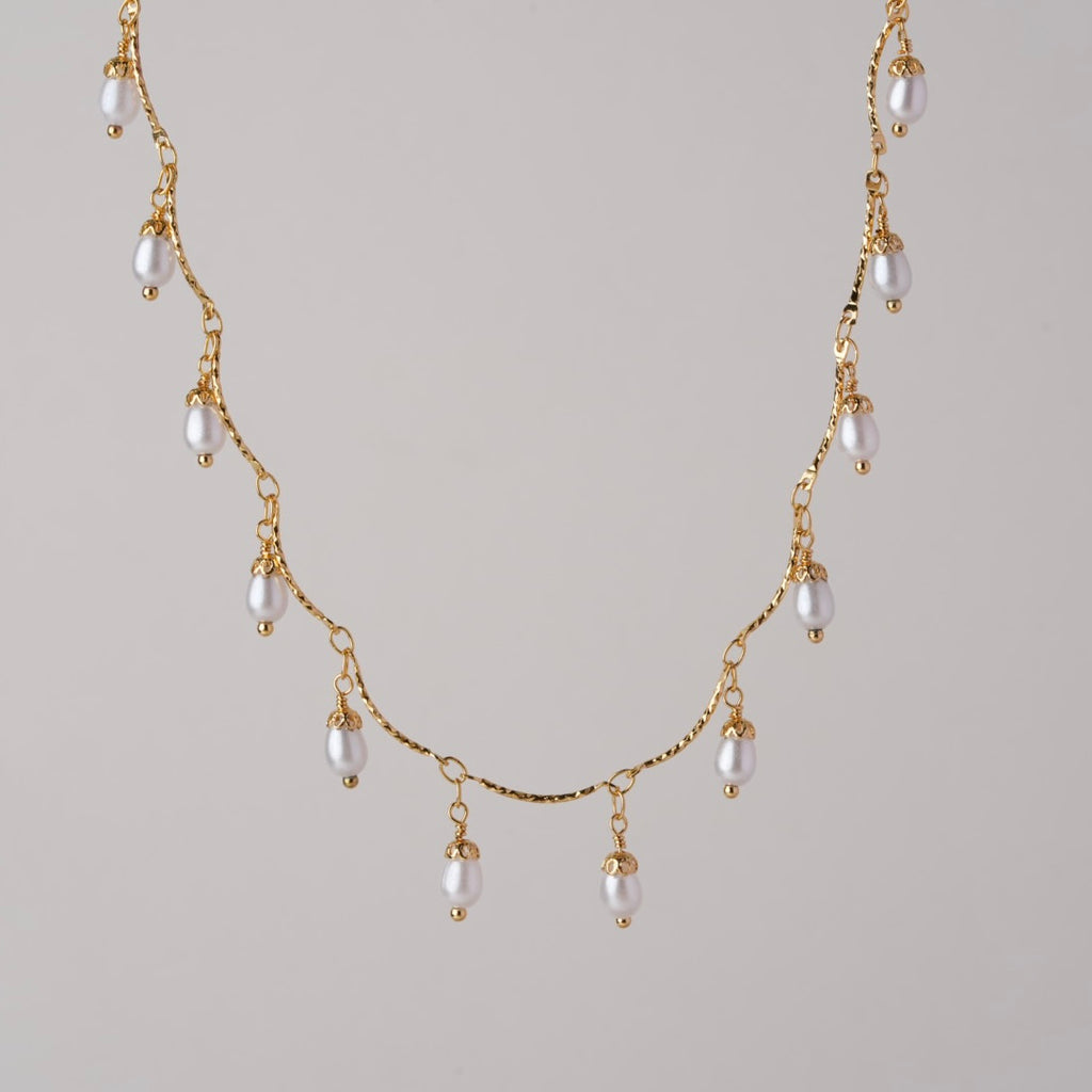 The Colette Pearl Fringe Necklace
