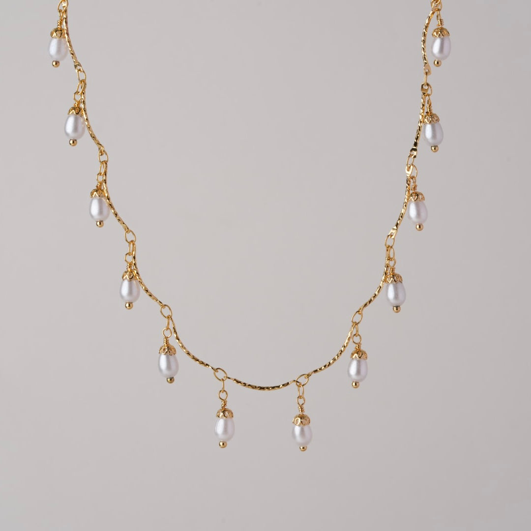 The Colette Pearl Fringe Necklace