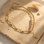 The Heart-Drop Asymmetrical Necklace