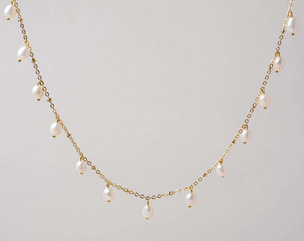 The Ondine Pearl Droplet Necklace