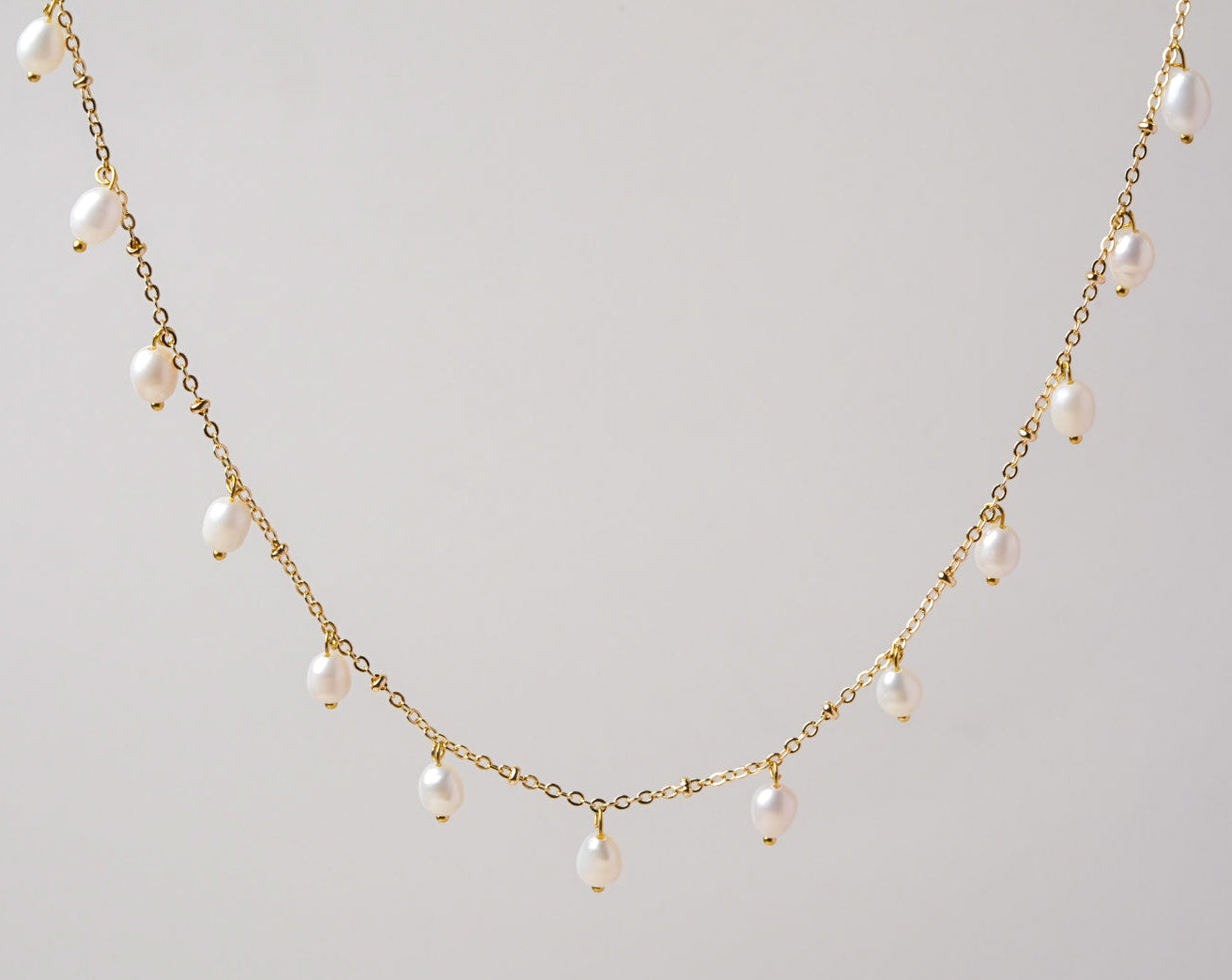 The Ondine Pearl Droplet Necklace