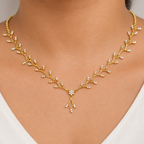 The Elara Crystal Vine Jewellery Set