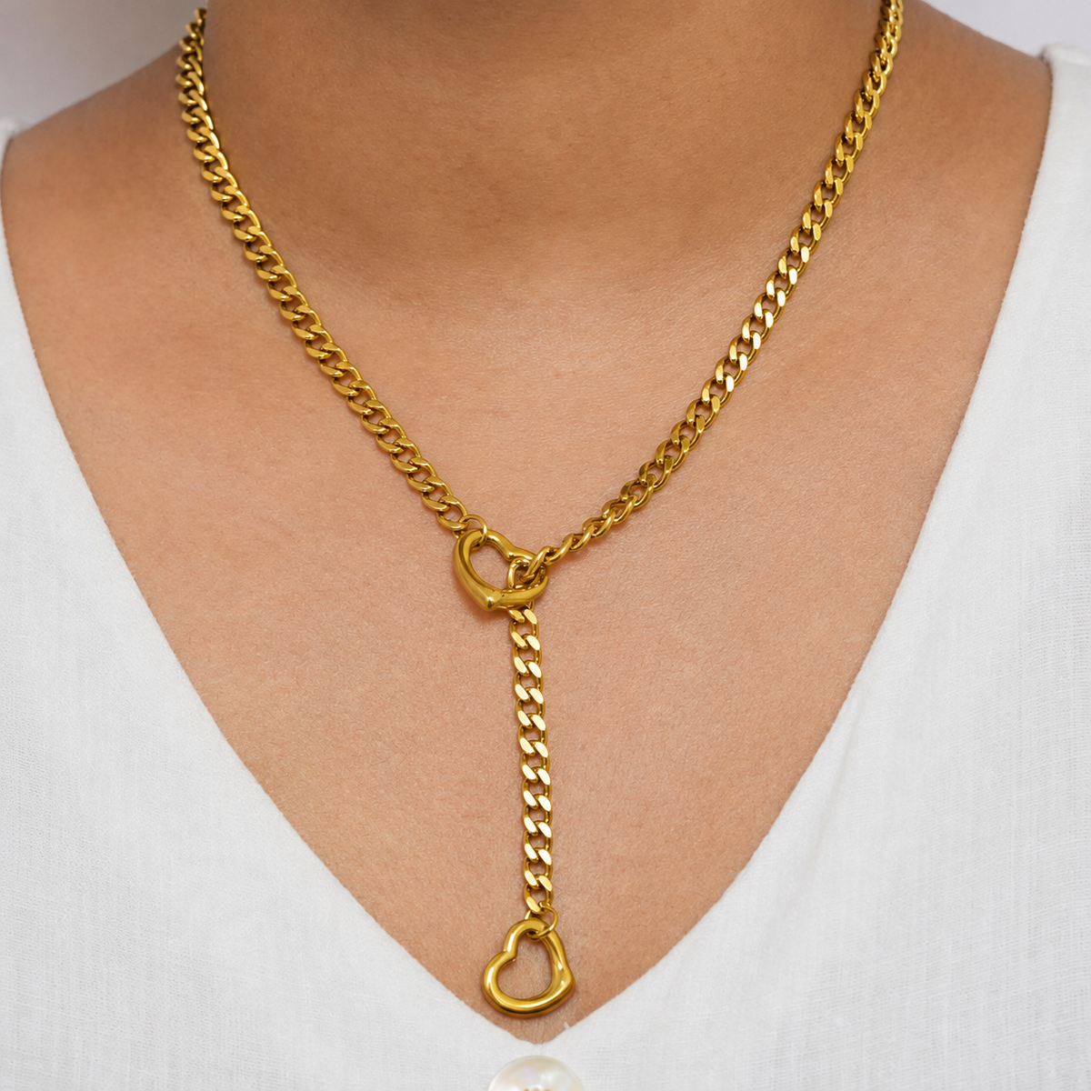 The Amora Double Heart Necklace