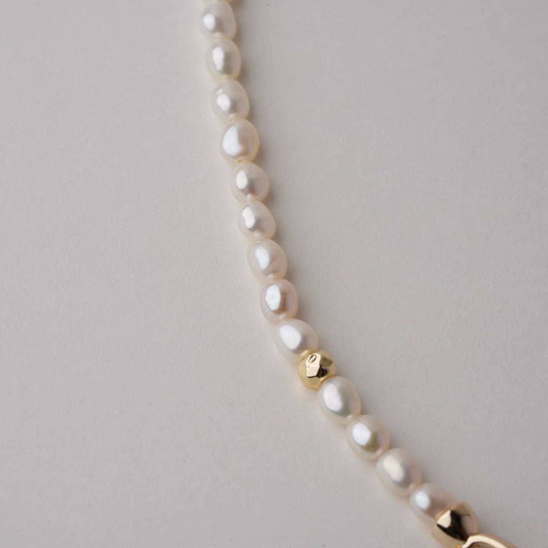 The Freshwater Pearl Link Necklace