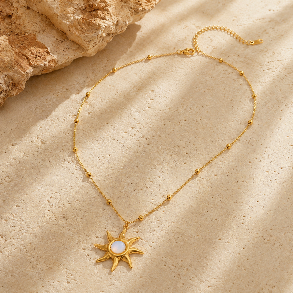 The Celestial Ray Pendant Necklace