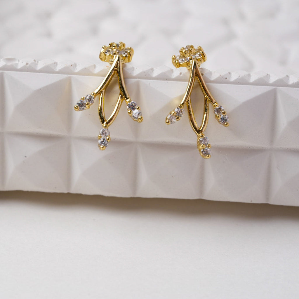 The Elara Crystal Vine Jewellery Set