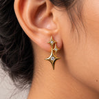 The Astra Four-Point Star Studs