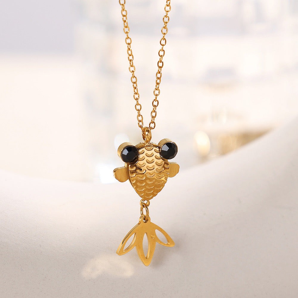 The Fortuna Koi Charm Necklace