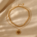The Solar Tiger Layered Necklace