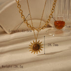 The Solar Tiger Layered Necklace