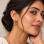 The Sol & Luna Charm Hoops