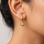 The Sol & Luna Charm Hoops