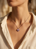 The Blush Radiance Halo Pendant
