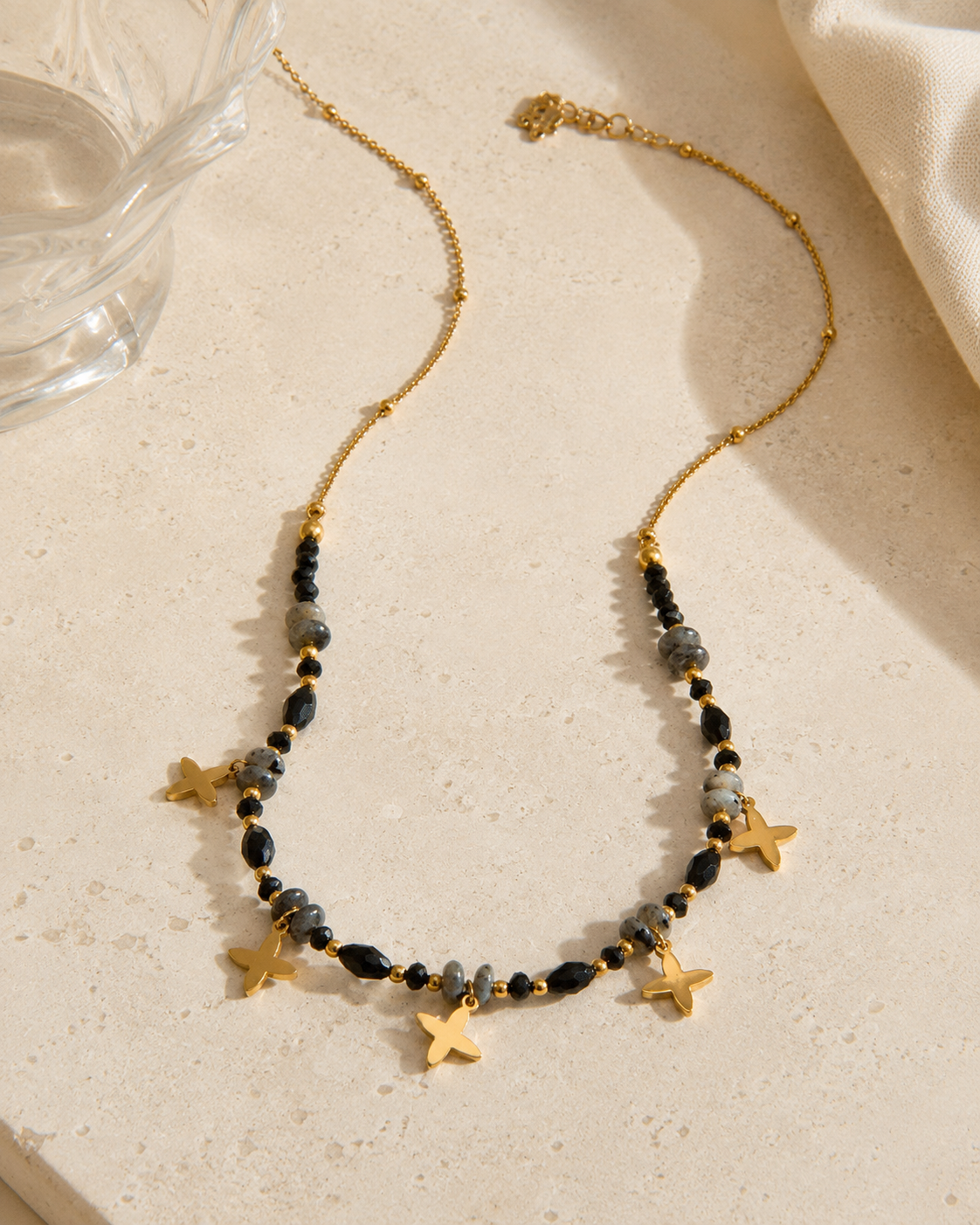 The Midnight Star Beaded Strand