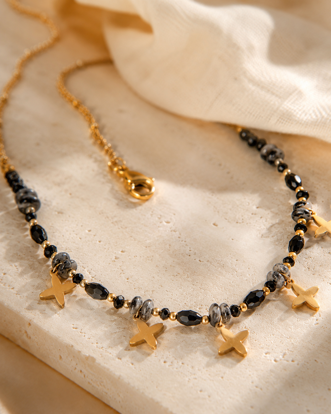 The Midnight Star Beaded Strand