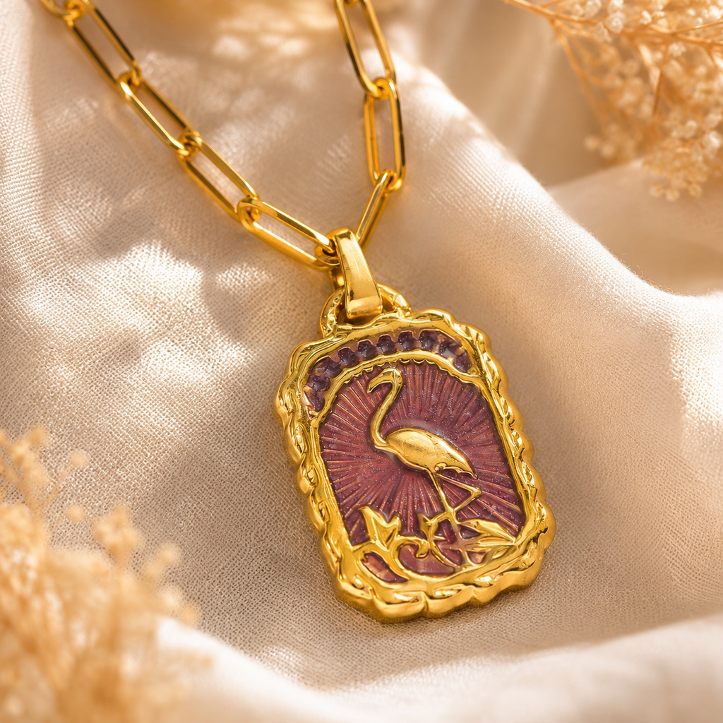 The Vintage Heron Medallion