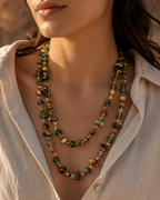 The Bohemian Mosaic Shell Necklace