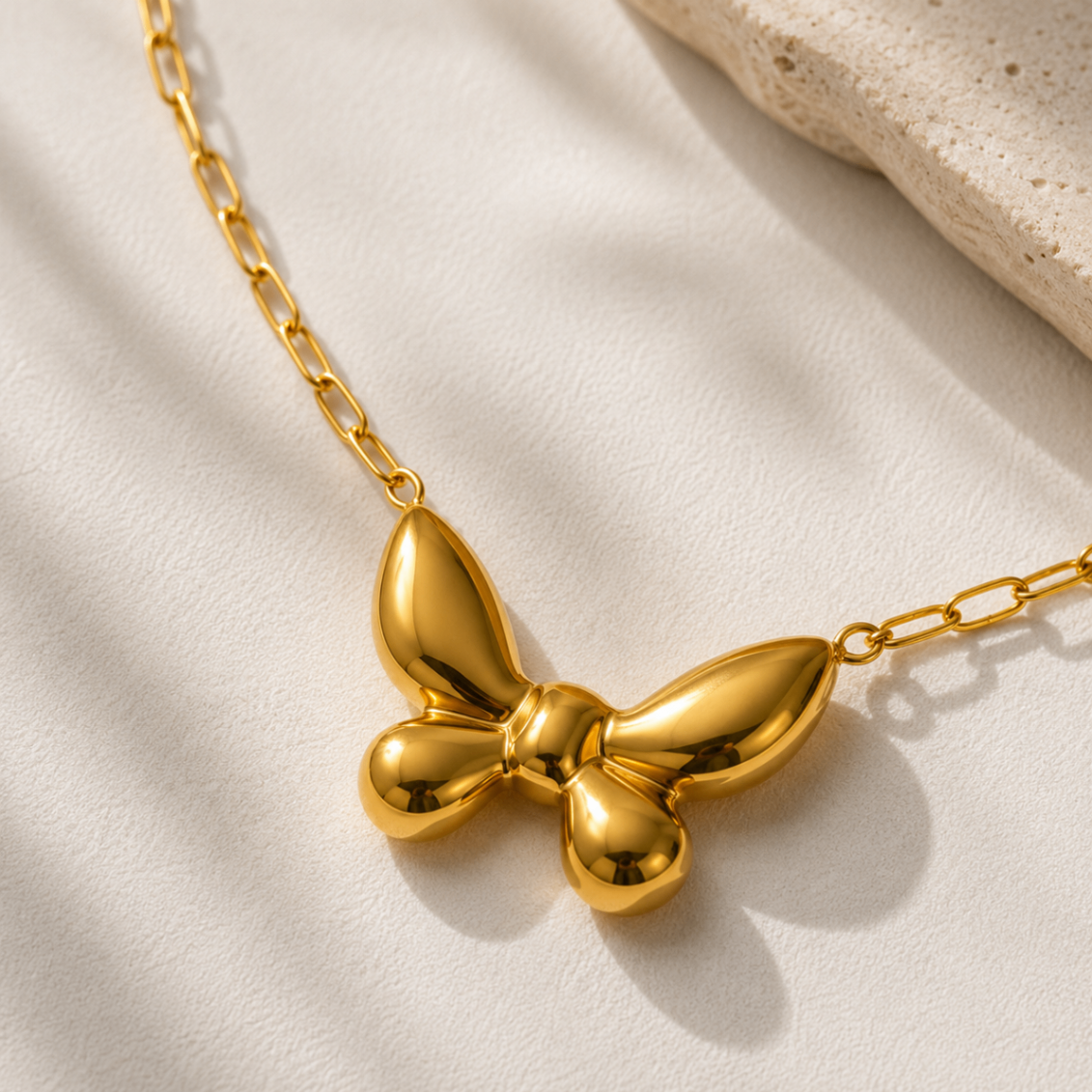 The Papillon Sculpted Butterfly Necklace