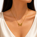 The Papillon Sculpted Butterfly Necklace