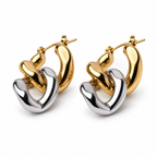 The Duo-Tone Link Hoops
