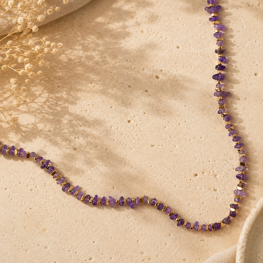 The Violet Terra Stone Necklace