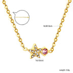 The Blush Nova Crystal Necklace